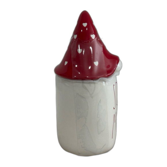 Rae Dunn Artisan Collection by Magenta “ Soul Mate” Ceramic Gnome Mug w/ Lid. - Picture 4 of 8